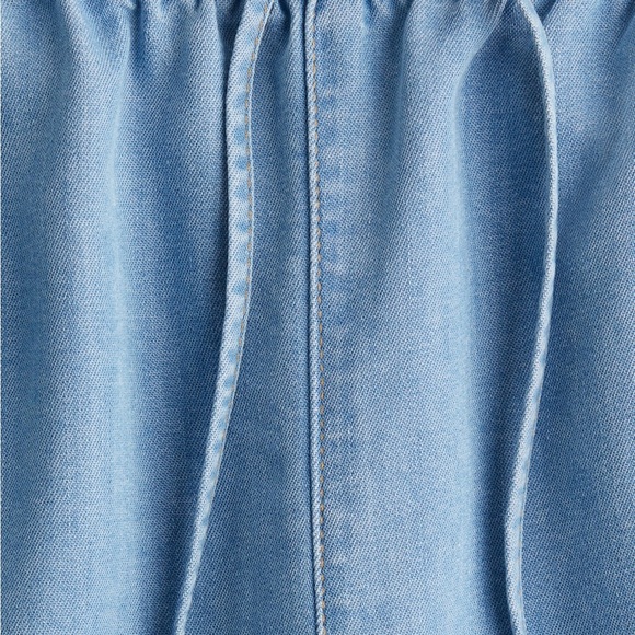 Light Blue Drawstring Pants - Picture 5 of 8